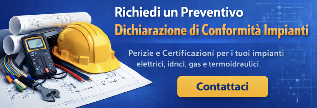 Dichiarazione di conformità impianti